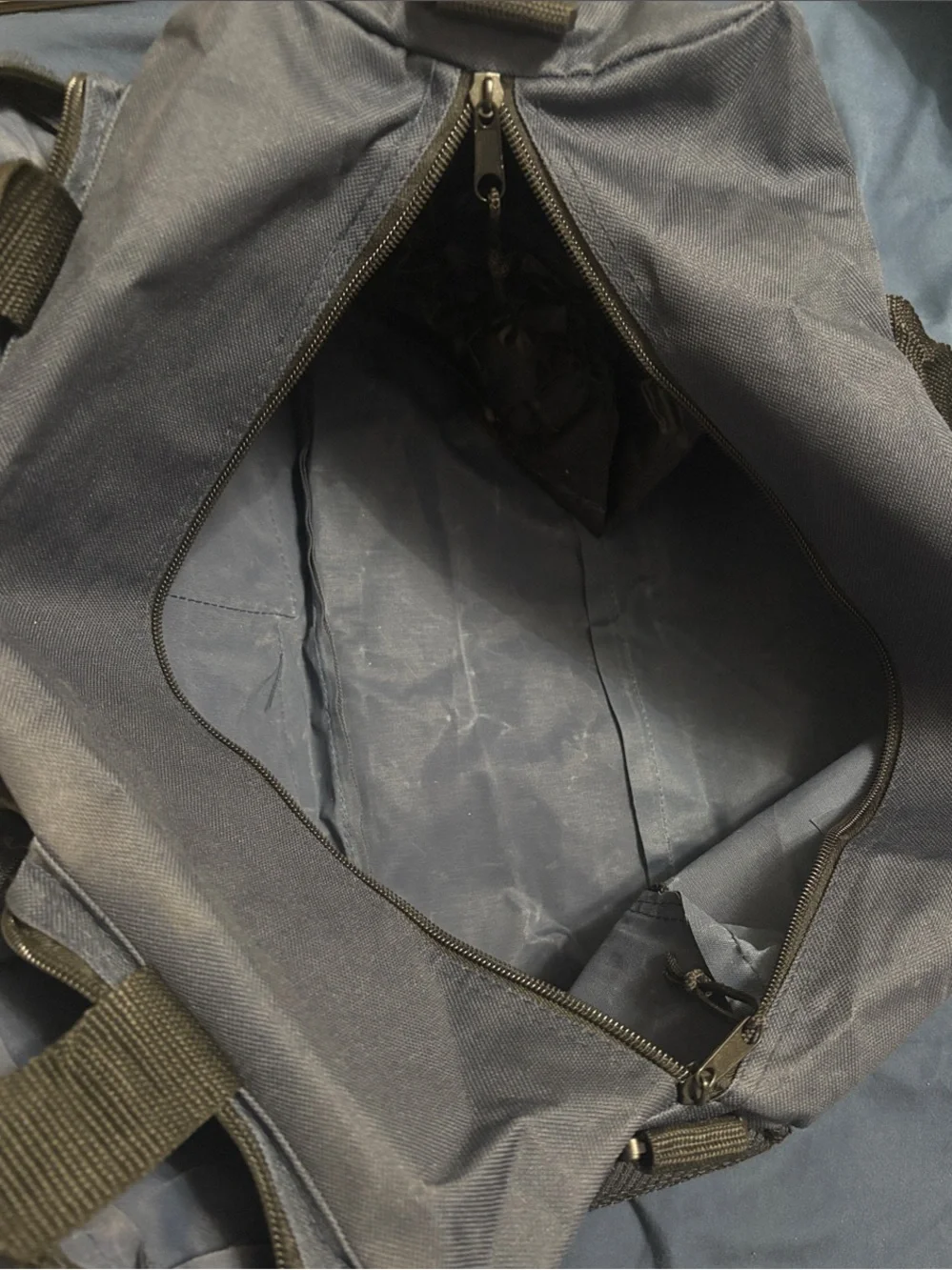 Navy Organizer Bag with Multiple Pockets
